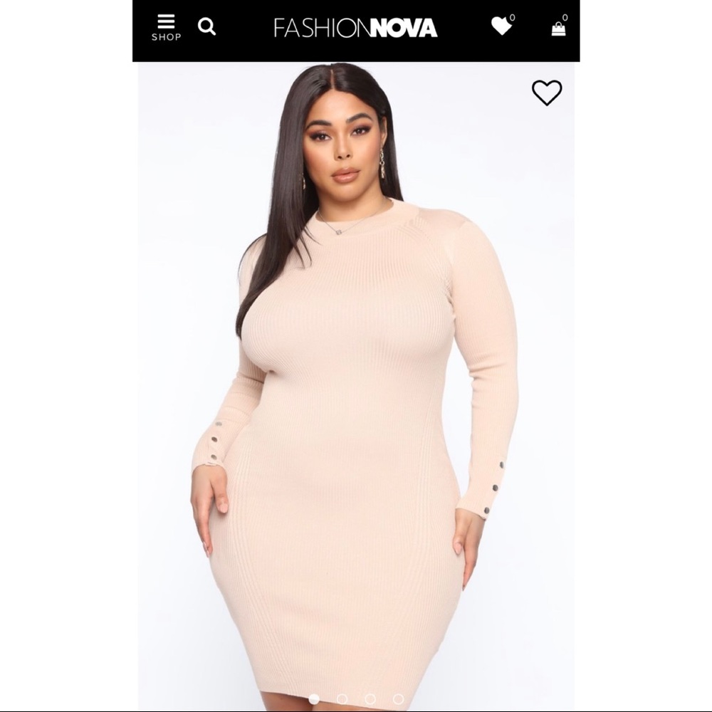 Fashionnova Midi Sweater Dress